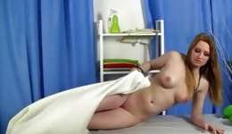 All right whore all wrapped up in oil getting smashed with a dong deep